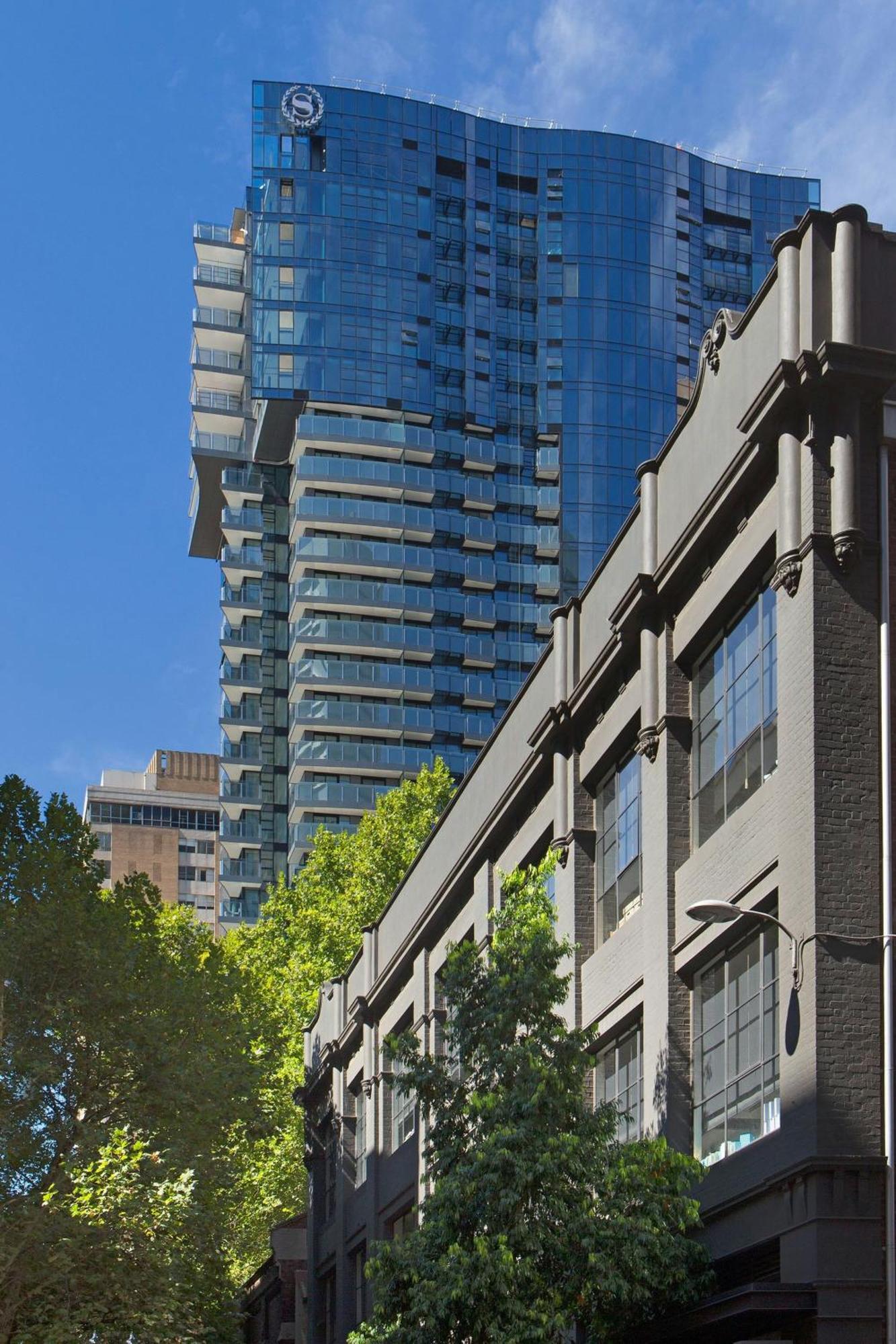 Sheraton Melbourne Hotel Exteriör bild The building's facade